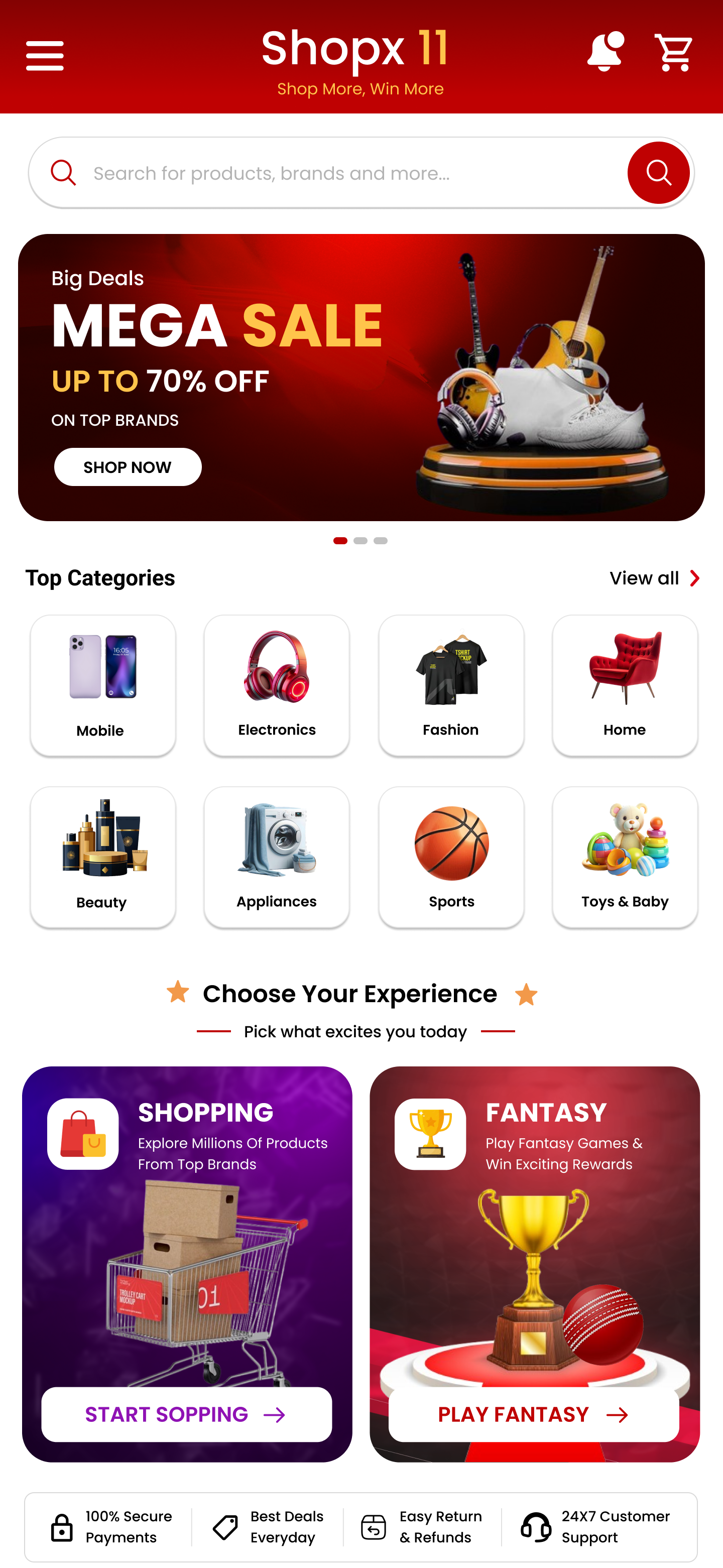 Shopx11 Interactive App Core Screen Live Showcase View